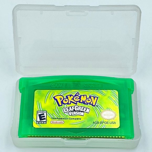 Pokémon Leaf Green Version Gameboy Advance (Reproduction)